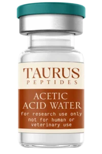 Taurus Peptides Acetic Acid Water product vial