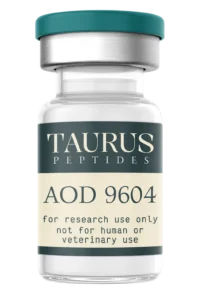 Taurus Peptides AOD 9604 product vial