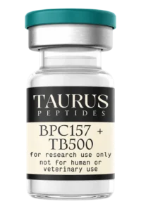 Taurus Peptides BPC-157 and TB-500 blend product vial