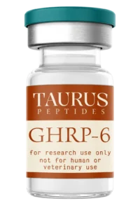 Taurus Peptides GHRP-6 product vial
