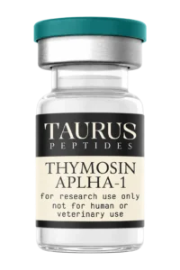 Taurus Peptides Thymosin Alpha-1 product vial